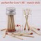 24 Sets 10ml Glass Vials Small Bottles Mini Tiny Jars with Aluminum Screw Caps Sealed Top Metal Lids Cover Clear Message Sample Bottle Storing Beads Wedding Favors Decorations DIY Crafts